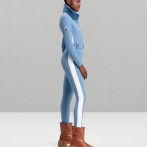 Designer blue Cordova ski suit